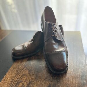 Salvatore Ferragamo Men’s Shoes – Size 8.5 (Brown Leather)